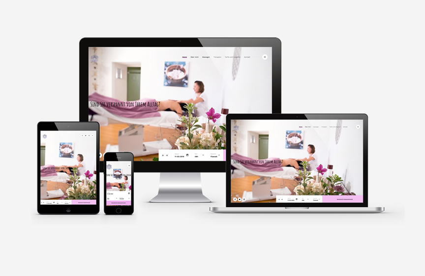 Medmassage Flair, Franziska Siegenthaler Webdesign